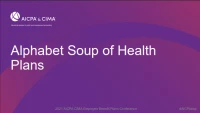Alphabet Soup of Health Plans icon