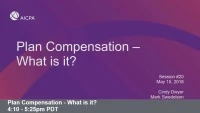 Plan Compensation - What is it? icon