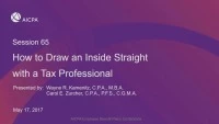 How to Draw to an Inside Straight with a Tax Professional icon