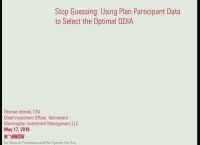 Stop Guessing: Using Plan Participant Data to Select a QDIA  icon