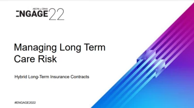 Managing Long Term Care Risk with Hybrid Long-Term Insurance Contracts icon