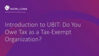 Introduction to UBIT: Do You Owe Tax as a Tax-Exempt Organization? icon