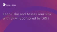 Keep Calm and Assess Your Risk with ERM (Sponsored by GRF) icon