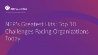 NFP's Greatest Hits: Top 10 Challenges Facing Organizations Today icon