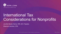 International Tax Considerations for Nonprofits icon