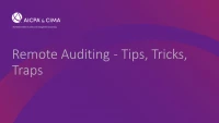 Remote Auditing - Tips, Tricks, Traps icon