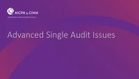 Advanced Single Audit Issues icon