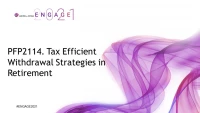 PFP2114. Tax Efficient Withdrawal Strategies in Retirement icon