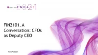 FIN2101. A Conversation: CFOs as Deputy CEO icon