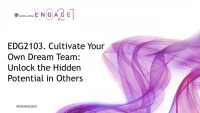 EDG2103. Cultivate Your Own Dream Team: Unlock the Hidden Potential in Others icon
