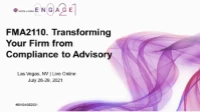 FMA2110. Transforming Your Firm from Compliance to Advisory icon