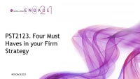 PST2123. Four Must Haves in your Firm Strategy icon