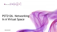 PST2126. Networking In A Virtual Space icon