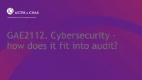 Cybersecurity - how does it fit into audit? icon