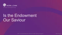 Is the Endowment Our Savior? icon