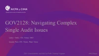 Navigating Complex Single Audit Issues icon