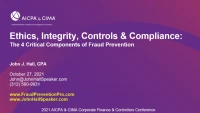 Ethics, Integrity, Controls & Compliance: The 4 Critical Components of Fraud Prevention icon