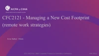 Managing a New Cost Footprint (remote work strategies) icon