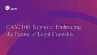 Keynote: Embracing the Future of Legal Cannabis icon