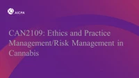 Ethics and Practice Management/Risk Management in Cannabis icon