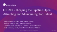 Keeping the Pipeline Open: Attracting and Maintaining Top Talent icon