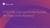 Can Lost Profits Exceed the Value of the Business? icon