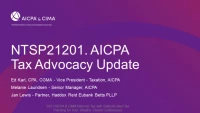AICPA Tax Advocacy Update icon