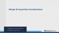 Mergers and Acquisitions - Making Your Business an Attractive Target icon