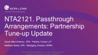 Passthrough Arrangements: Partnership Tune-up Update icon