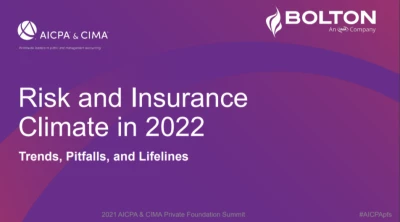 Risk and Insurance Climate in 2022: Trends, Pitfalls, and Lifelines icon