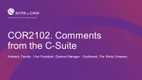 Comments from the C-Suite icon