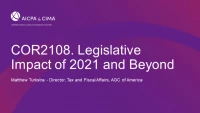 Legislative Impact of 2021 and Beyond icon