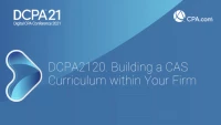 Building a CAS Curriculum within Your Firm icon