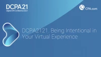 Being Intentional in Your Virtual Experience icon