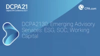 Emerging Advisory Services: ESG, SOC, Working Capital icon
