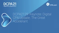 Keynote: Digital CPA Update, The Great Accelerant icon