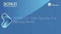 Data Security in a Remote World icon