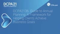 Guide to Annual Planning: A Framework for Helping Clients Achieve Business Goals icon
