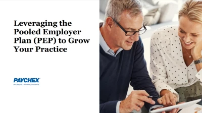 Leveraging the Pooled Employer Plan (PEP) to Grow Your Practice, presented by Paychex icon