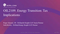Energy Transition: Tax Implications icon