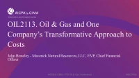 Oil & Gas and One Company’s Transformative Approach to Costs icon