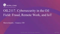 Cybersecurity in the Oil Field: Fraud, Remote Work, and IoT icon