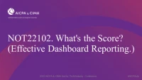 What's the Score? (Effective Dashboard Reporting.) icon