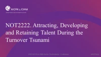 Attracting, Developing and Retaining Talent During the Turnover Tsunami icon