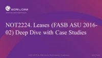 Leases (FASB ASU 2016-02) Deep Dive with Case Studies icon