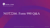 Form 990 Q&A icon