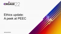 Ethics Update - A Peek at PEEC icon