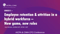 Employee Retention and Attrition in a Hybrid Workforce - New Game, New Rules icon