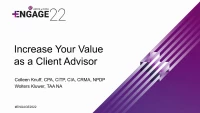 Education Lab #2 (6:15pm) Increase Your Value as a Client Advisor, presented by Wolters Kluwer icon