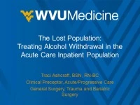 The Lost Population: Treating Alcohol Withdrawal in the Acute Care Inpatient Population icon